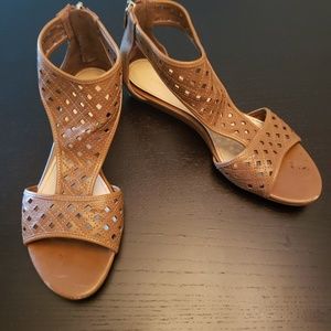 CHARLES & KEITH tan sandals